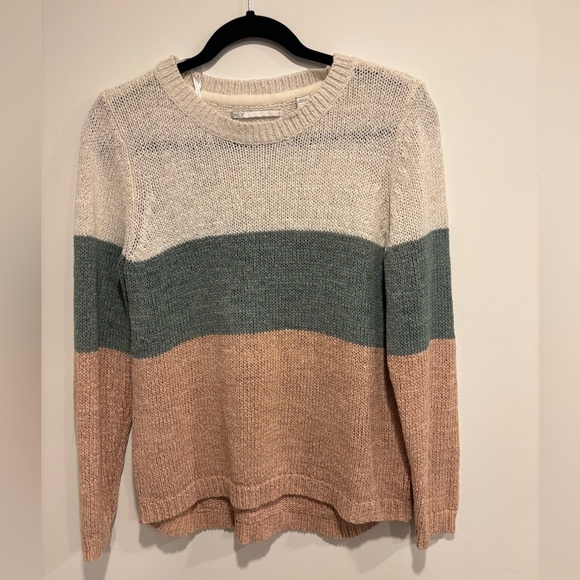 Only Women's Multicolor Crew Neck Sweater - Picture 2 of 7